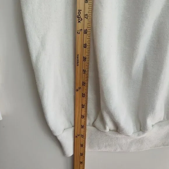 VTG Pannill Disney Mickey Mouse Pullover Sweatshirt Women XL White Graphic Print - Picture 5 of 8